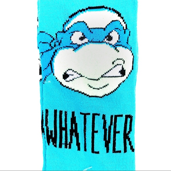 Teenage Mutant Ninja Turtles TMNT Crew Socks 2 Pairs Mens Womens Novelty Gift - Picture 4 of 7